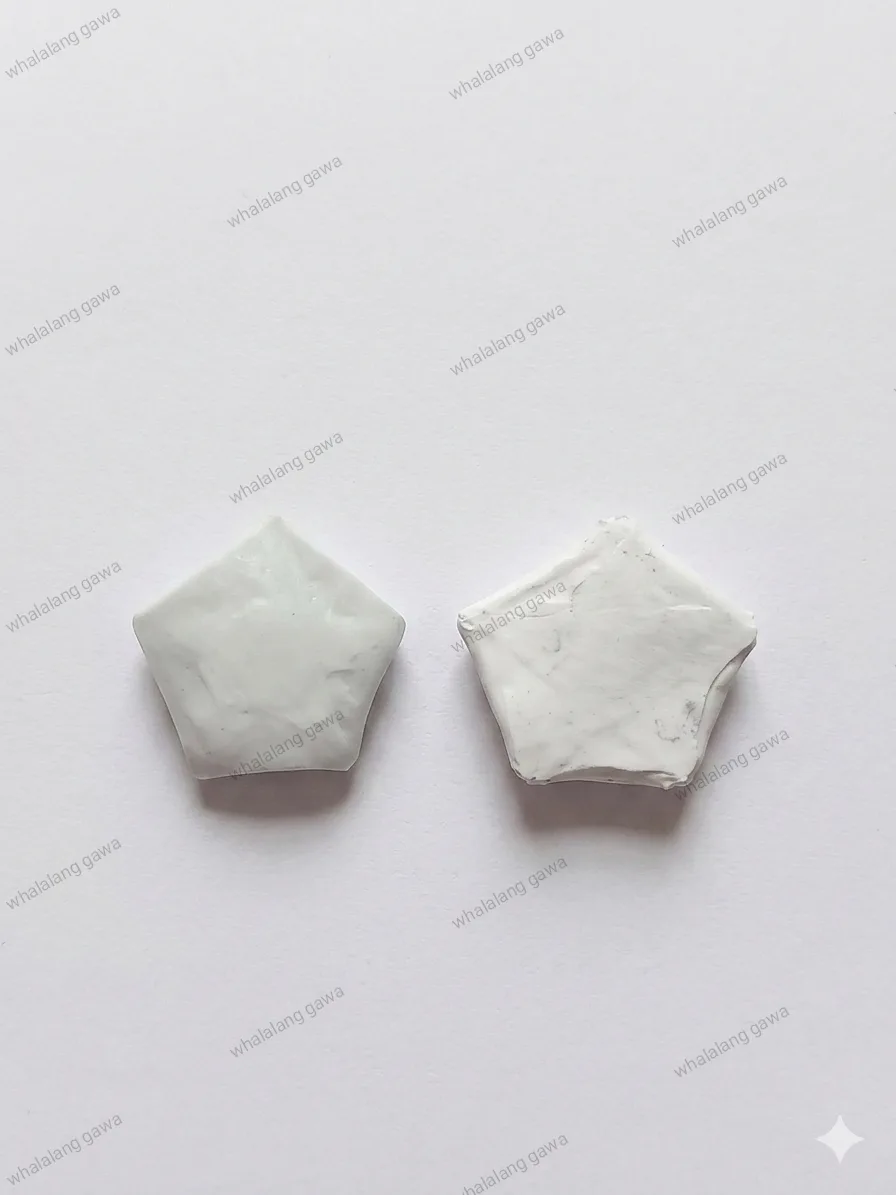 Astra stud earring, white star